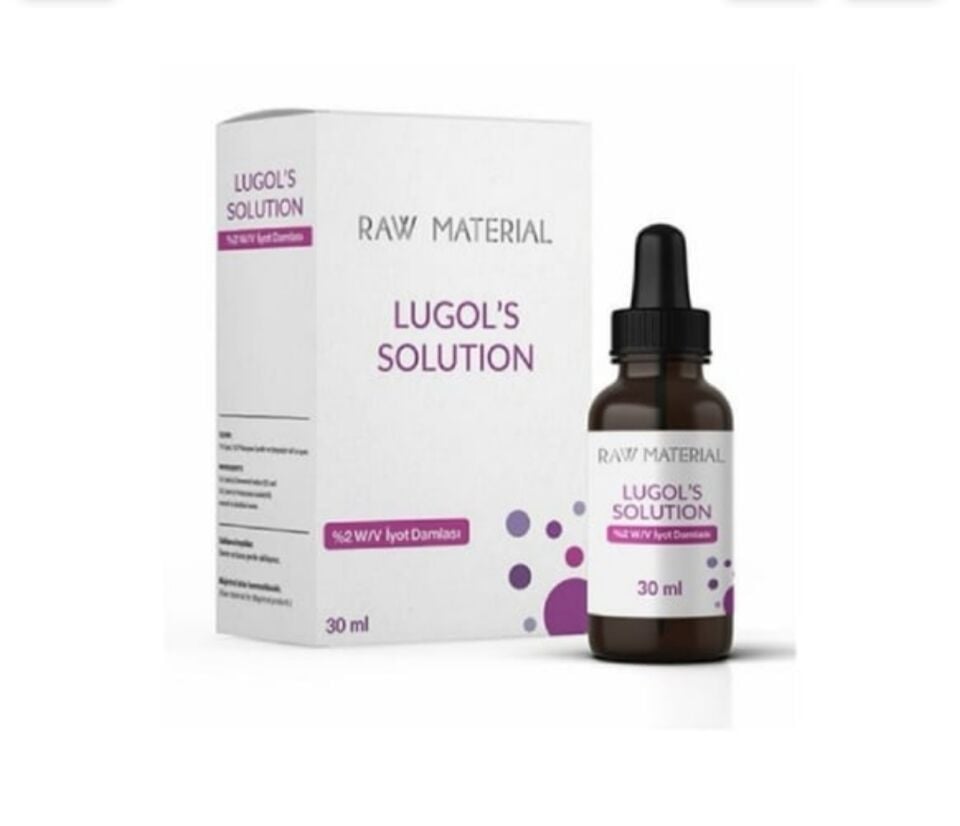 Raw Metarial Lugol's Solution İyot %2 30 ml
