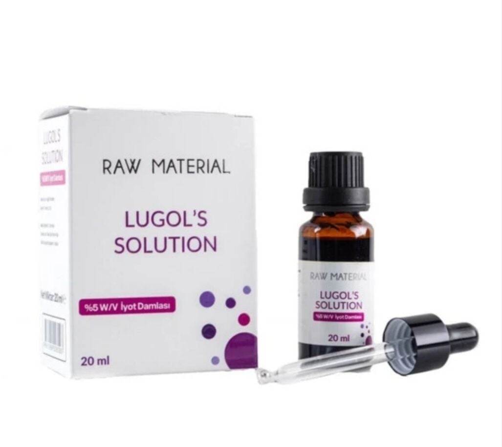 Raw Metarial Lugol's Solution İyot %5 30 ml
