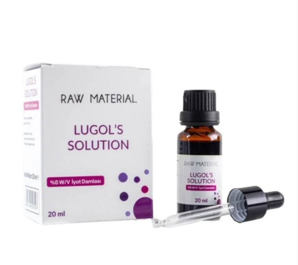 Raw Metarial Lugol's Solution İyot %5 30 ml